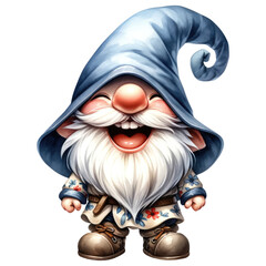 The Gnome was laughing Illustration