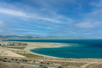 Bay of Esquinzo on the island of Fuerteventura
