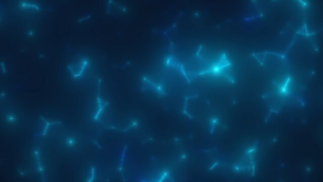 Blurred Artistic Deep Blue Sea Animated Background