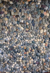 natural background small sea pebbles