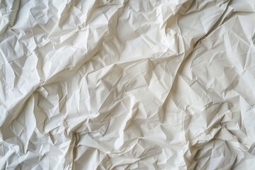 Seamless pattern of A luxurious white fabric lies in elegant disarray