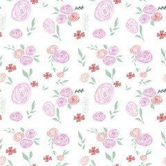 seamless pattern with roses