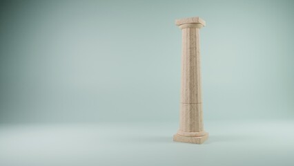 Solitary Column: A Monument of Serenity