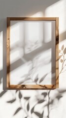 A close-up view of a wooden frame with a rich, textured surface, highlighting the natural beauty and craftsmanship of the material as a backdrop for artistic display.
