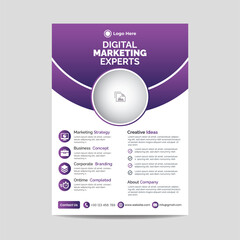 Flyer Design For Digital Marketing Experts