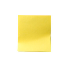 sticky note with shadow isolated on transparent background