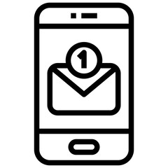 NEW EMAIL,notifications,smartphone,android app,message.svg