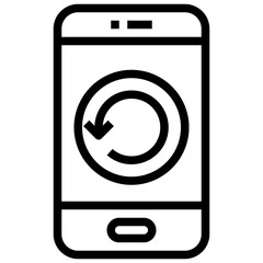 RESTART,reboot,electronics,android app,smartphone.svg