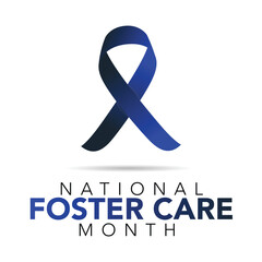 vector graphic of national foster care day good for national foster care day celebration. flyer design illustration. a time to recognize that we can each play a part in enhancing the lives of children