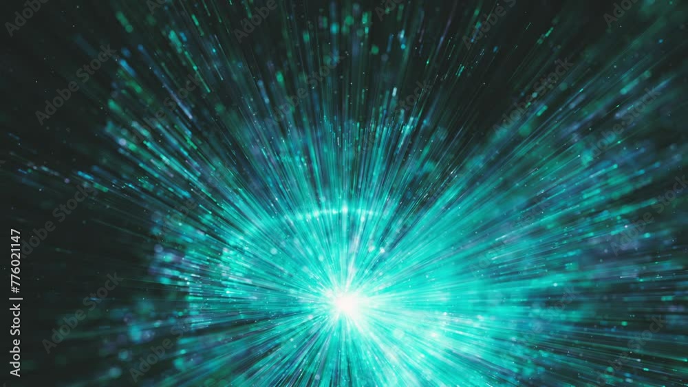 Wall mural shockwave explosion freeze background/ animation of an abstract shockwave explosion background slow 