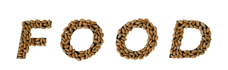 Word Food is made of wheat. Agricultural policies. Food independence. 