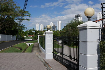 Villenviertel in der City von Panama-Stadt
