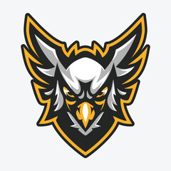 classic eagle vector logo template for branding