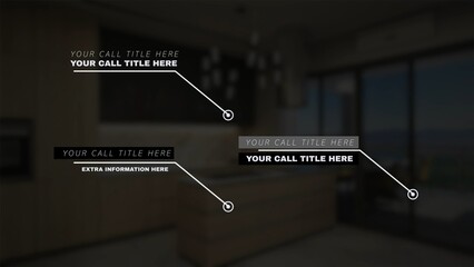 Call Out Title Collection Auto Scale Easy Simple Infographic Pack - obrazy, fototapety, plakaty