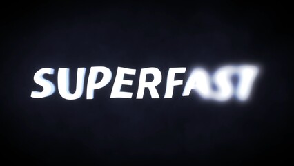 Super Fast Furious Movie Intro Title - obrazy, fototapety, plakaty