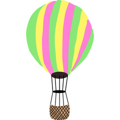 Balloon cartoon in icon style