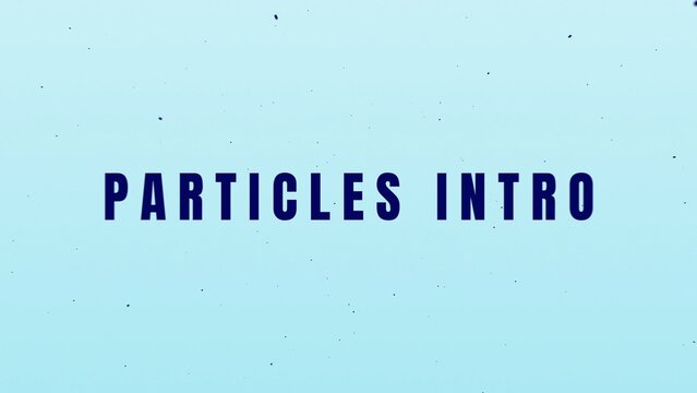 Cinematic Particles Clean Modern Logo Reveal