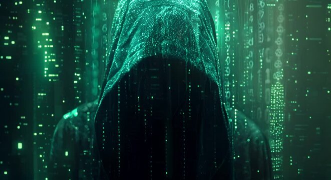 hacker cyberattack concept 
