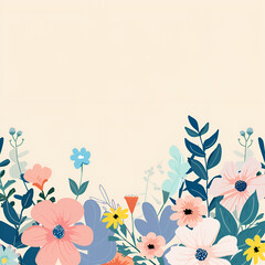 abstract background flower pastel