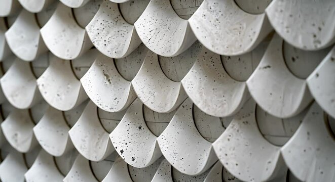 Textured Mosaic Tiles arranged in the shape of a wall. Natural Stone
