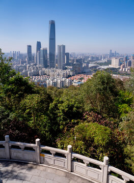 China, Guandong, Dongguan cityscape