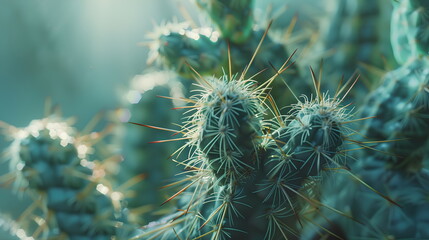 Obraz premium close-up photo of cactus