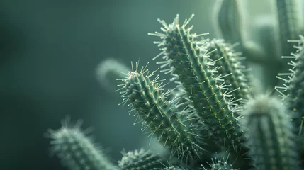 Abwaschbare Fototapete Kanarische Inseln close-up photo of cactus