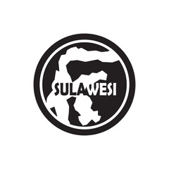 Map of South Sulawesi - Indonesia Vector Illustration
