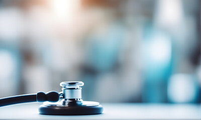 Abstract blur backdrop of medicine-related items