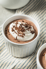 Vegan Homemade Tofu Soy Chocolate Pudding