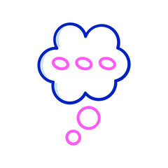 Speech Bubble Vector Icon