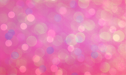 Pink bokeh background banner for Party, greetings, poster, ad, events, and various design works