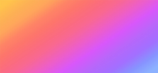 Rainbow color gradient. Multicolor blurred background with colorful rich shades. Blurred pattern ranging from yellow-orange to violet-blue - obrazy, fototapety, plakaty