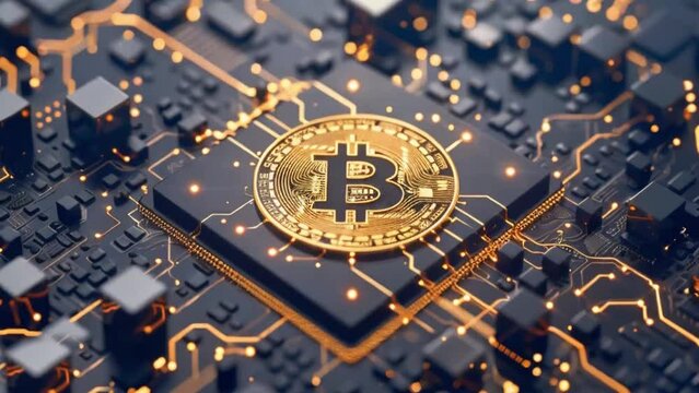 Mining equipment racks mine cryptocurrency. Blockchain technology application-specific integrated circuit data center. Server room. Cripto money, e-commerce finance virtual digital exchange concept.