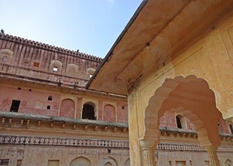 The Zenana (women's quarters) of Amer Fort ( AMBER FORT ) , Jaipur, Rajasthan, India