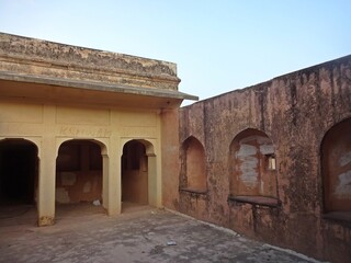 architecture of  architecture of Amer Fort, ( AMBER FORT ) Jaipur, Rajasthan, India 