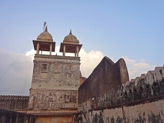 architecture of  architecture of Amer Fort, ( AMBER FORT ) Jaipur, Rajasthan, India 