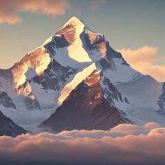 Amazing and beautiful mountain background - obrazy, fototapety, plakaty