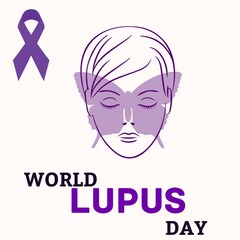 Vector Illustration of World Lupus Day.
