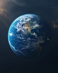 Fototapeta na wymiar planet Earth from space