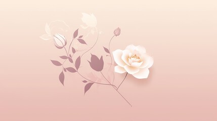 Essence of Romance Elegant Pastel Symbol of Love