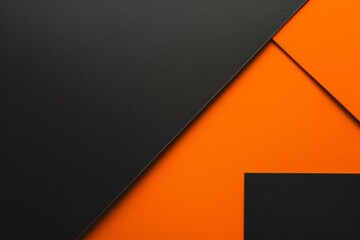 Dynamic black and orange background with bold contrast. Abstract modern design.