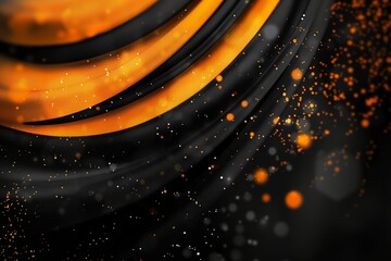 Bold black and orange grunge texture. Abstract background design.