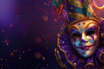 Whimsical Jester Mask: A Playful Touch