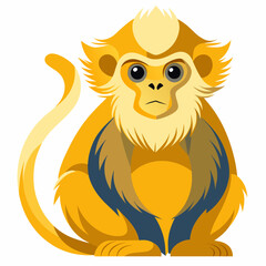 golden-monkey vector design 