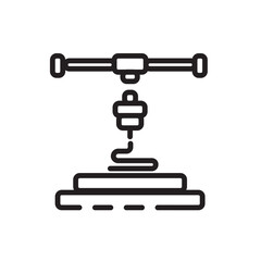 D Edit Electronics Line Icon
