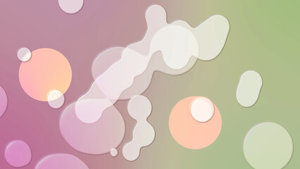 Illustration Big water drops on  background.