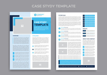 Case study template design