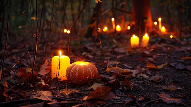 Samhain night, ancient traditions, veil thinned