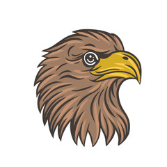 Obraz premium Eagle head vector logo